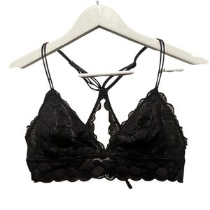 Aerie Women’s Black Lace Bralette Size Medium